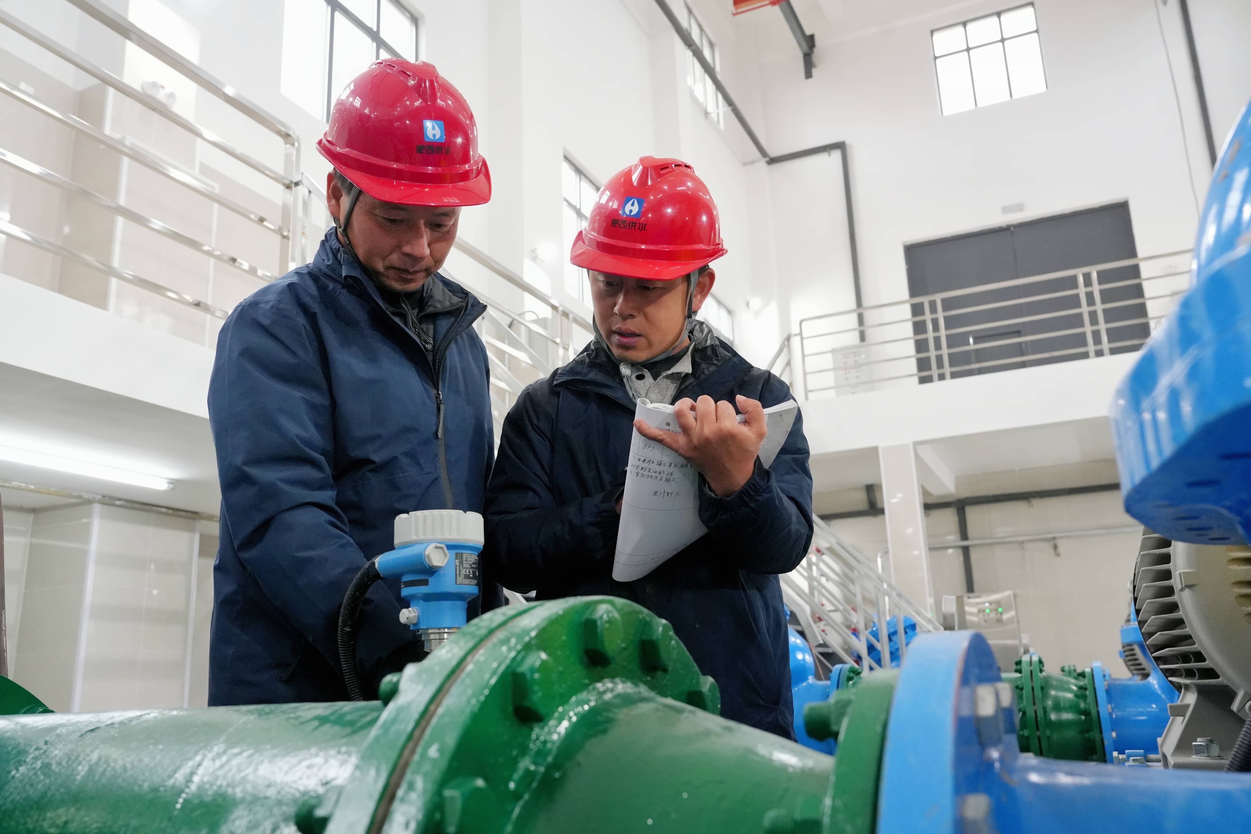 肥西城乡供水一体化一期工程通水并网 肥西县35万乡镇居民喝上“同质放心水”